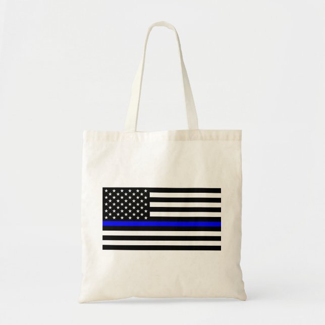 - US Flag Police ThBlue Line Tragetasche (Vorne)