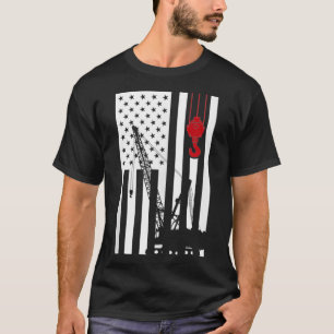 US-Flag Themed Cranoperator Men Women Kids Gift T-Shirt