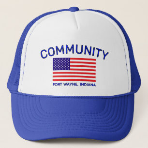 US-Flag Trucker-Mütze (Anpassen!) Truckerkappe