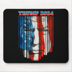 US Flag Trump Vintag Donald Trump 4. Juli Mousepad