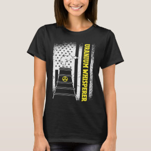 US-Flag Uran-Flüsterer Nuklearingenieur T-Shirt