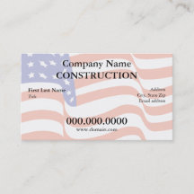 US-Flag-Visitenkarte