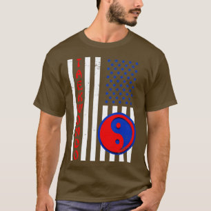 US Flage American Taekwondo T-Shirt