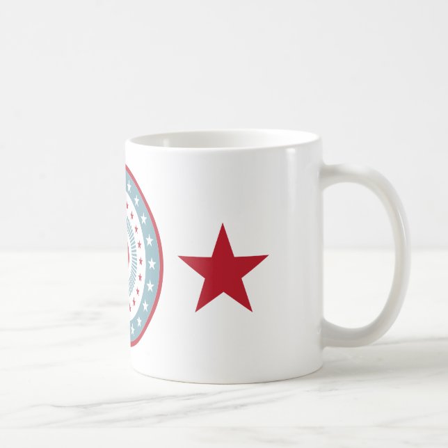 US Flagge 4. Juli Kaffee Tasse (Rechts)