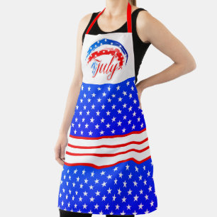 US Flagge 4. Juli Schürze