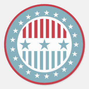 US Flagge 4. Juli Stickers