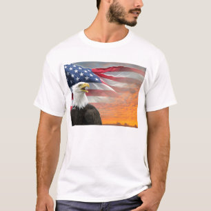 US-Flagge Adler T-Shirt