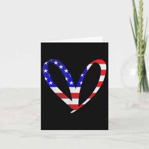 US-Flagge American Patriotic Heart Armed Forces Me Karte