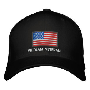 US-Flagge - Amerika - Vietnam Veteran Bestickte Kappe