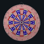 US Flagge amerikanisch Dartscheibe<br><div class="desc">Dieser rote,  weiße und blaue US Flagge Dartboardentwurf wird durch die Flagge des USA inspiriert. Er würde in einem Spielraum mit einem rustikalen Americanathema cool schauen und würde eine große Weise sein,  Ihre Gäste an einem Unabhängigkeitstag-Unabhängigkeits-TagesParty zu unterhalten. Sehen Sie Schwankungen unseres Speichers!</div>