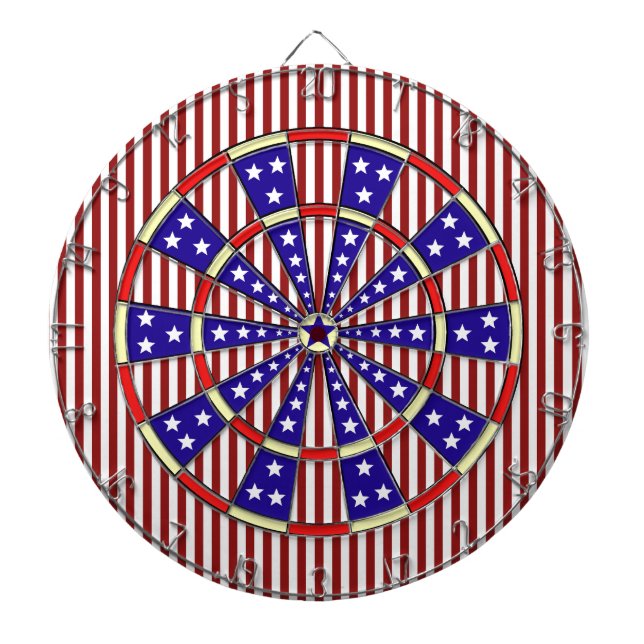 US Flagge amerikanisch Dartscheibe (vorne)