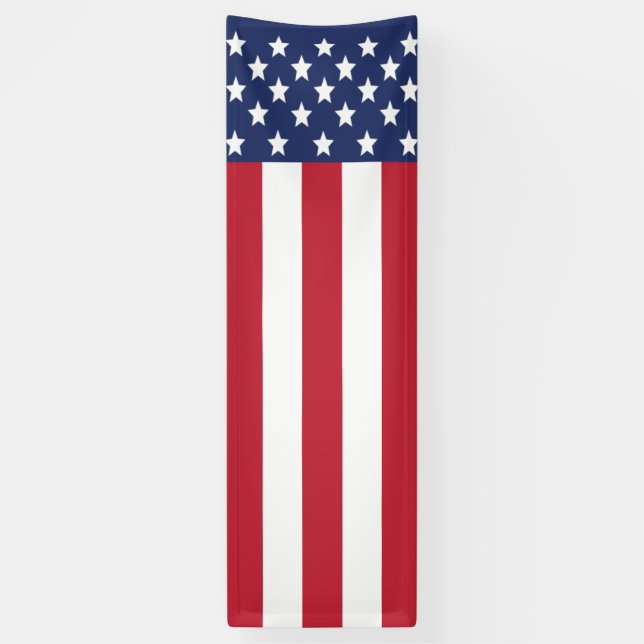 US Flagge - Amerikanische Flagge Banner (Vertikal)