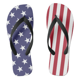 US Flagge-amerikanische Flagge Flip Flops