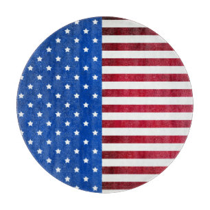 US Flagge-Amerikanische Flagge von Shirley Taylor Schneidebrett