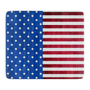 US Flagge-Amerikanische Flagge von Shirley Taylor Schneidebrett
