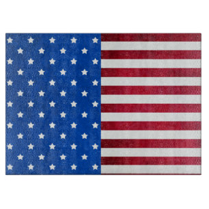 US Flagge-Amerikanische Flagge von Shirley Taylor Schneidebrett