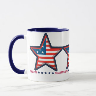 "US Flagge - Amerikanische Tasse" Tasse