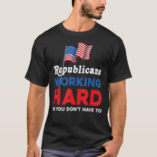 US-Flagge amerikanischer Stolz konservative Politi T-Shirt