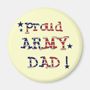 US Flagge-Armee-Vater-T-Shirts und Geschenke Magnet