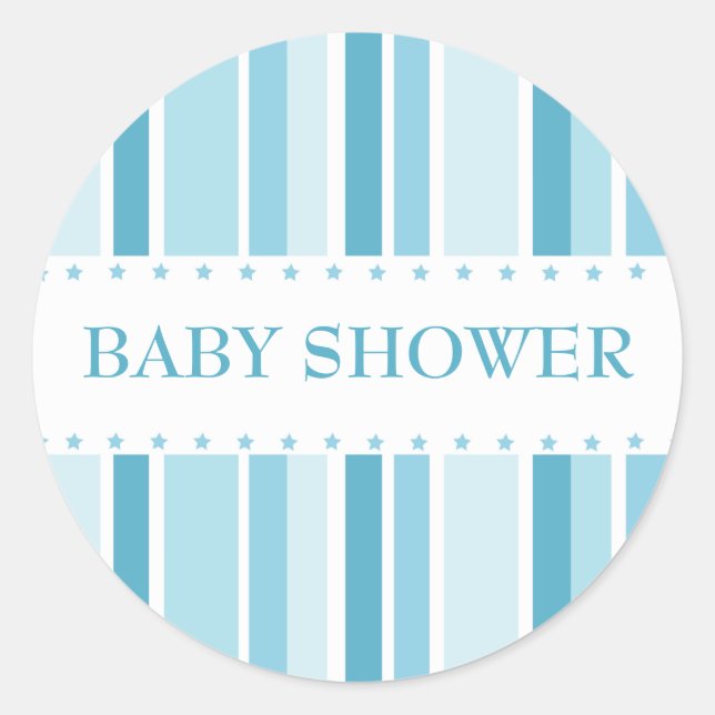 US Flagge-Aufkleber (blau) Runder Aufkleber (Vorderseite)