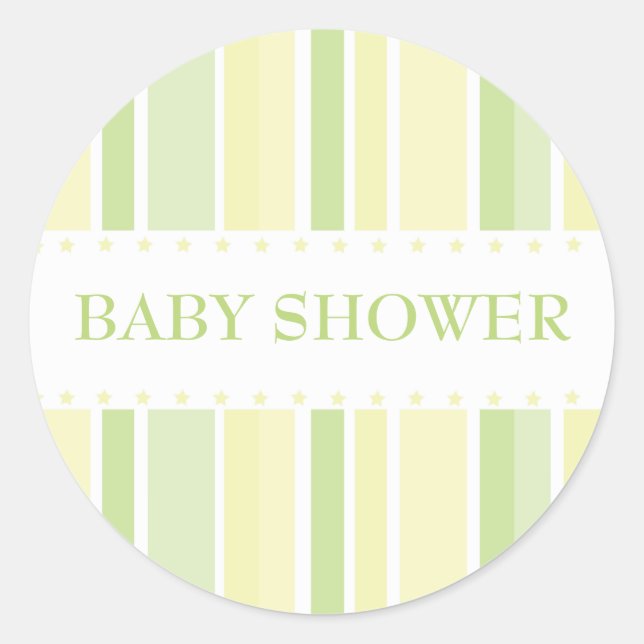 US Flagge-Aufkleber (gelbgrün) Runder Aufkleber (Vorderseite)