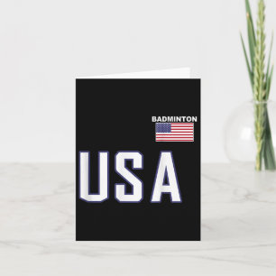 US-Flagge Badminton Team Cool Player Equipment Men Karte