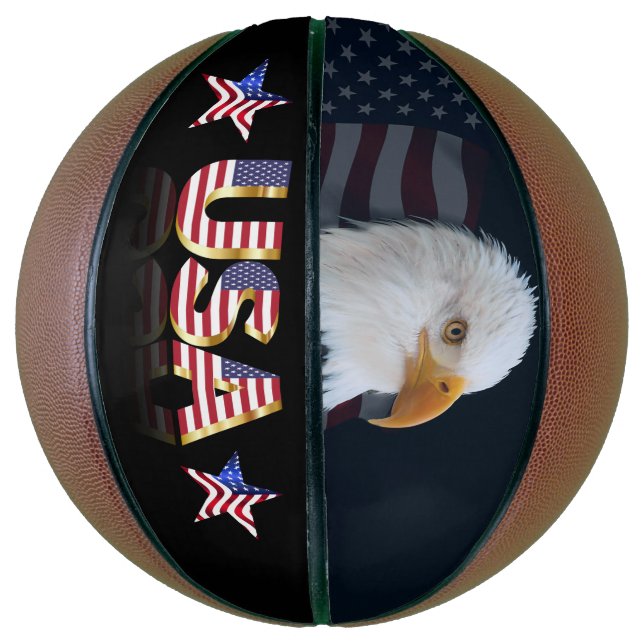 US-Flagge Basketball (Vertikal)