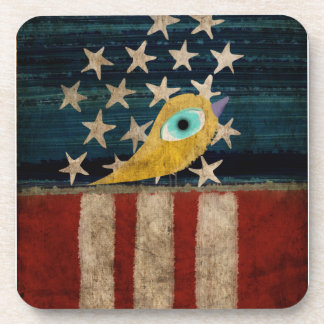 US Flagge Bird Cork Untersetzer