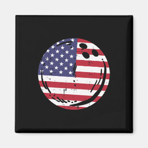 US-Flagge Bowling Ll Patriotic Bowler Men Women Ki Magnet