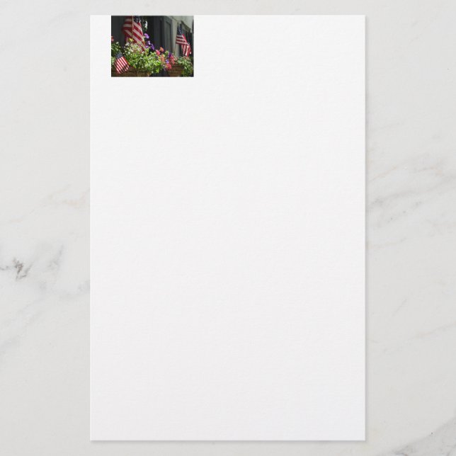 US Flagge Briefpapier (Vorderseite)