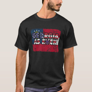 US-Flagge Bürger stolz Amerika Staatsflagge Georgi T-Shirt