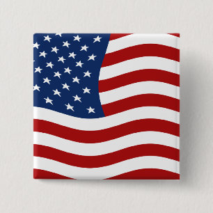 US-Flagge Button