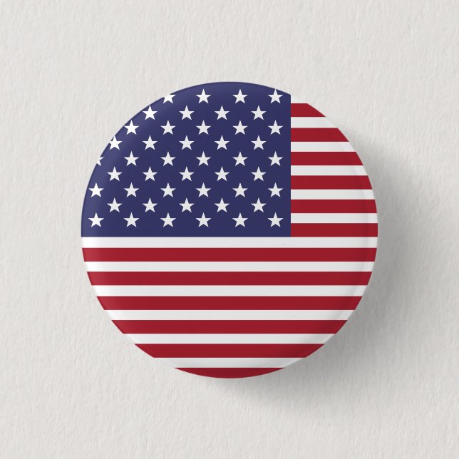 US Flagge Button (Vorderseite)