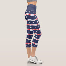 US Flagge Capri Leggings