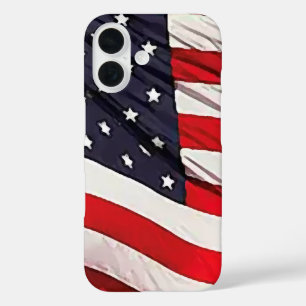 US-Flagge iPhone 16 Hülle