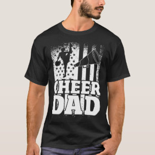 US-Flagge Cheerleader Pater Cheer Vater T-Shirt