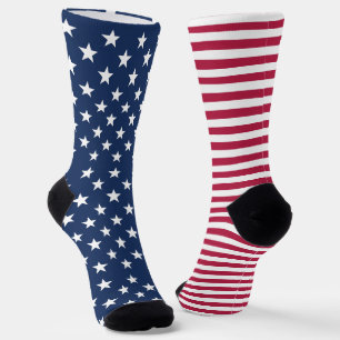 US Flagge der amerikanischen Flagge Patriotic USA Socken