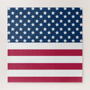 US Flagge der amerikanischen Flagge Puzzle