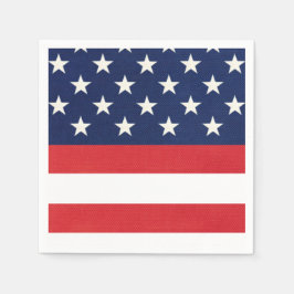 US Flagge der amerikanischen Flagge Serviette