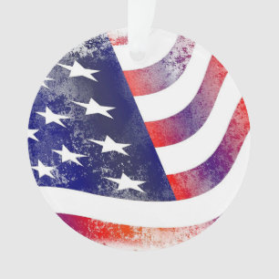 US Flagge der amerikanischen Flagge Weihnachten Ornament