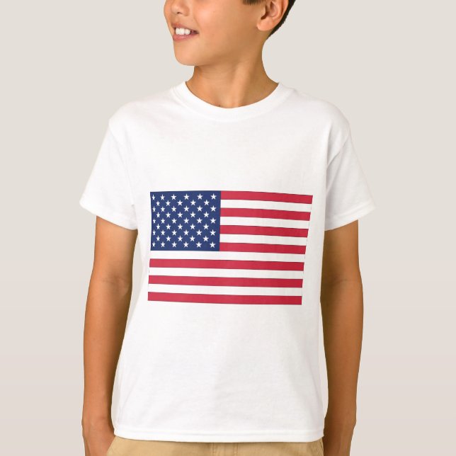 US Flagge der Staaten T-Shirt (Vorderseite)