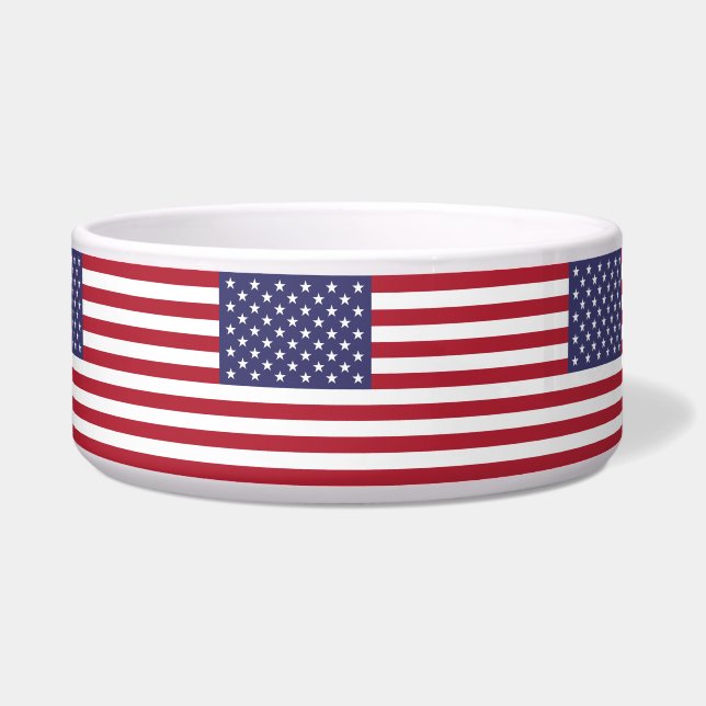 US FLAGGE der USA (Flagge der Vereinigten Staaten) Napf (Vorderseite)