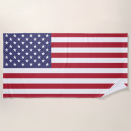 US FLAGGE der USA (Flagge der Vereinigten Staaten) Strandtuch