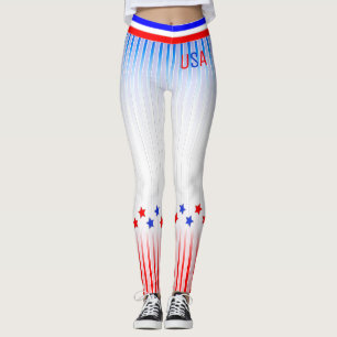 US FLAGGE der USA (Kruste) Leggings
