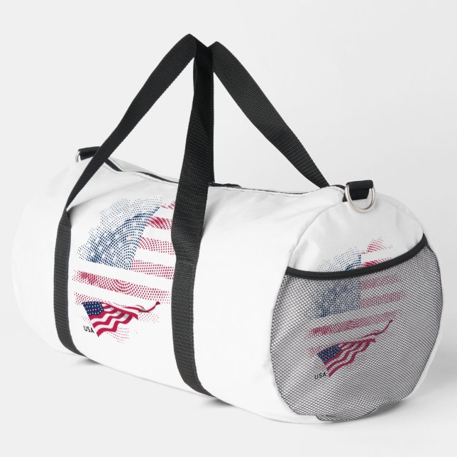 US-Flagge Duffle Bag (Rechte Ecke)