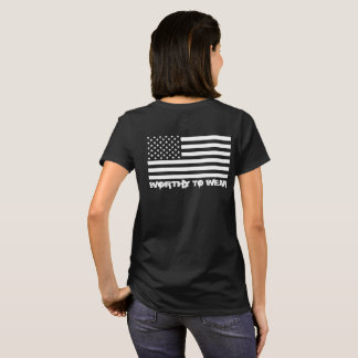 US-Flagge - es lohnt sich zu tragen T-Shirt