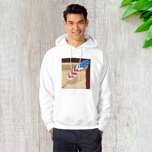 US Flagge Feather Hoodie (Von Creator hochgeladen)