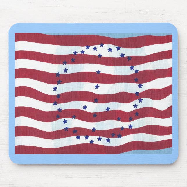 US Flagge Flag Mousepads (Vorne)