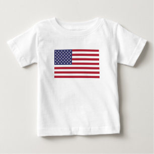 US-Flagge, Flagge der USA, amerikanische Flagge Baby T-shirt