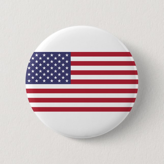 US-Flagge, Flagge der USA, amerikanische Flagge Button (Vorderseite)